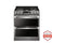 LG LUTD4919SN Professional Ranges Textured Steel Front View
