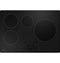 GE Appliances PHP9030DTBB Electric Cooktops Black Front View