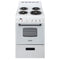 Avanti ERU200P0W Freestanding Ranges White Front View
