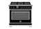 Bertazzoni HER366BCFGMNET Professional Ranges Nero Matt Front View
