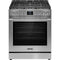 FRIGIDAIRE PCFG3080AF Professional 30 inch Slide-In Gas Range, 6 Burners, 6.0 Cu. Ft. Oven, Air Fry & EvenTemp® Burner