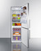 SUMMIT FFBF249SS2 24" Wide Bottom Freezer Refrigerator