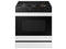 SAMSUNG NSG6DB850012 Bespoke 6.0 cu. ft. Smart Slide-In Gas Range with Air Sous Vide & Air Fry in White Glass