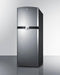 SUMMIT FF1427SSLLF2 26" Wide Top Mount Refrigerator-freezer