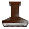 ZLINE 48 in. Wooden Wall Mount Range Hood in Walnut  Includes  Remote Motor