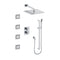 ZLINE Crystal Bay Thermostatic Shower System in Chrome CBYSHST3CH