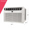 FRIGIDAIRE FHWE182WB2 Frigidaire 18,000 BTU Window Room Air Conditioner with Supplemental Heat