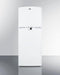 SUMMIT FF1427WLLF2 26" Wide Top Mount Refrigerator-freezer