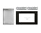 FRIGIDAIRE FMTK3027AB Frigidaire 30" Black Microwave Trim Kit