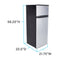 AVANTI AVRPD7300BW Avanti Apartment Refrigerator, 7.3 cu. ft