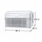 FRIGIDAIRE GHWQ085WD1 Frigidaire Gallery 8,000 BTU U-Shape Window Room Air Conditioner with Inverter and Wi-Fi (Energy Star)