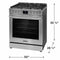 FRIGIDAIRE PCFG3080AF Frigidaire Professional 30" Gas Range with No Preheat and Air Fry