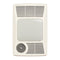 100 CFM Heater/Ventilation Fan/Light, 1500W Heater, 100W Incandescent Light, 2.0 Sones