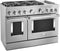 KITCHENAID KFDC558JSS KitchenAid(R) 48'' Smart Commercial-Style Dual Fuel Range with Griddle - Stainless Steel