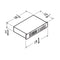 Kickspace Heater, 1500W 240VAC, 750/1500 W 120 VAC