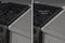 Front Control Gas Range Black Stainless Steel 4-Piece Trim Kit