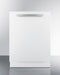 SUMMIT DW242WADA 24" Wide Built-in Dishwasher, ADA Compliant