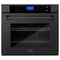 ZLINE 30 in. Professional Single Wall Oven in Black Stainless Steel AWS30BS