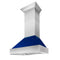 36 DuraSnow® Stainless Steel Range Hood with Blue Gloss Shell 8654BG36