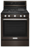 KITCHENAID KFGG500EBS 30-Inch 5-Burner Gas Convection Range - Black Stainless Steel with PrintShield™ Finish