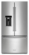 KITCHENAID KRFC704FPS 23.8 cu. ft. 36" Counter-Depth French Door Platinum Interior Refrigerator with PrintShield™ Finish - Stainless Steel with PrintShield™ Finish