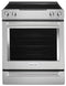 KITCHENAID KSEG700ESS 30-Inch 5-Element Electric Slide-In Convection Range - Stainless Steel