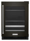 KITCHENAID KUBR314KBS 24" Beverage Center with Glass Door and Metal-Front Racks - Black Stainless