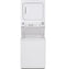 GE APPLIANCES GUV27ESSMWW GE Unitized Spacemaker® 3.8 cu. ft. Capacity Washer with Stainless Steel Basket and 5.9 cu. ft. Capacity Long Vent Electric Dryer