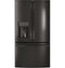 GE APPLIANCES PYE22KBLTS GE Profile™ Series ENERGY STAR® 22.1 Cu. Ft. Counter-Depth French-Door Refrigerator with Hands-Free AutoFill