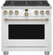 CAFE C2Y366P4TW2 Café™ 36" Smart Dual-Fuel Commercial-Style Range with 6 Burners (Natural Gas)