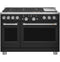 CAFE C2Y486P3TD1 Café™ 48" Smart Dual-Fuel Commercial-Style Range with 6 Burners and Griddle (Natural Gas)