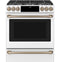 Café™ CGS700P4MW2  30" Smart Slide-In, Front-Control, Gas Range with Convection Oven