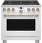 CAFE CGY366P4TW2 Café™ 36" Smart All-Gas Commercial-Style Range with 6 Burners (Natural Gas)