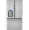 Café™ CYE22TP2MS1  ENERGY STAR® 22.1 Cu. Ft. Smart Counter-Depth French-Door Refrigerator with Hot Water Dispenser