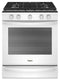 WHIRLPOOL WEG750H0HW 5.8 cu. ft. Smart Slide-in Gas Range with EZ-2-Lift Hinged Cast-Iron Grates