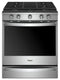 WHIRLPOOL WEG750H0HZ 5.8 cu. ft. Smart Slide-in Gas Range with EZ-2-Lift Hinged Cast-Iron Grates