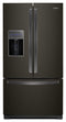 WHIRLPOOL WRF757SDHV 36-inch Wide French Door Refrigerator - 27 cu. ft.