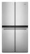 WHIRLPOOL WRQA59CNKZ 36-inch Wide Counter Depth 4 Door Refrigerator - 19.4 cu. ft.