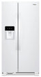 WHIRLPOOL WRS325SDHW 36-inch Wide Side-by-Side Refrigerator - 25 cu. ft.