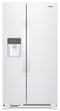 WHIRLPOOL WRS335SDHW 36-inch Wide Side-by-Side Refrigerator - 25 cu. ft.