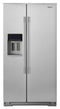 WHIRLPOOL WRSA71CIHZ 36-inch Wide Contemporary Handle Counter Depth Side-by-Side Refrigerator - 21 cu. ft.