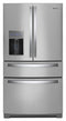 WHIRLPOOL WRX986SIHZ 36-inch Wide 4-Door Refrigerator with Exterior Drawer - 26 cu. ft.