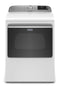 MAYTAG MED6230HW Smart Capable Top Load Electric Dryer with Extra Power Button - 7.4 cu. ft.