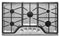 MAYTAG MGC9536DS 36-inch Wide Gas Cooktop with DuraGuard Protective Finish