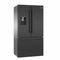 BOSCH B36CD50SNB 500 Series French Door Bottom Mount Refrigerator 36'' Black stainless steel B36CD50SNB