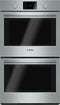 BOSCH HBL5551UC 500 Series, 30", Double Wall Oven, SS, Thermal/Thermal, Knob Control