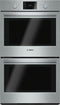 BOSCH HBL5651UC 500 Series, 30", Double Wall Oven, SS, EU conv./Thermal, Knob Control