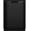 GE APPLIANCES GDF550PGRBB GE® Front Control with Plastic Interior Dishwasher with Sanitize Cycle & Dry Boost