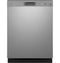 GE APPLIANCES GDF550PSRSS GE® Front Control with Plastic Interior Dishwasher with Sanitize Cycle & Dry Boost