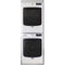 Maytag MFW7020RW 27 Inch Smart Pet Pro Front Load Washer & Maytag MGD7020RW 27 Inch Smart Pet Pro Front Load Gas Dryer with Whirlpool Stack Kit for HybridCare, Long Vent and Standard Dryers